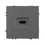 Розетка HDMI софт-тач SCT-MHD1-SFPL-GR Arlight 061844(1)
