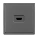 Розетка HDMI софт-тач SCT-MHD1-SFPL-GR Arlight 061844(1)