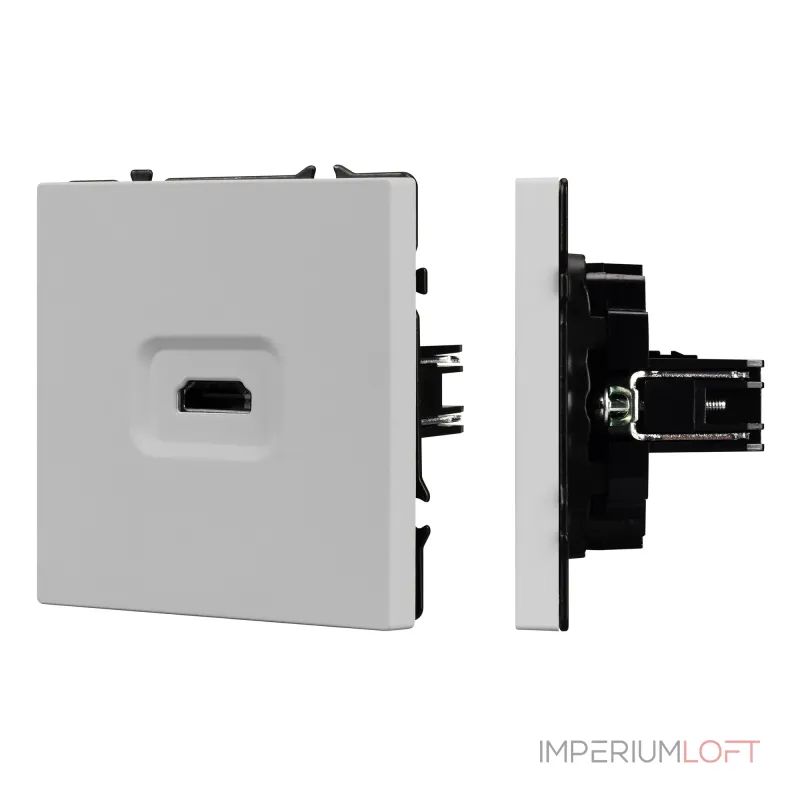 Розетка HDMI софт-тач SCT-MHD1-SFPL-IS Arlight 061845(1) Розетка HDMI софт-тач SCT-MHD1-SFPL-IS Arlight 061845(1)