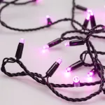 Arlight Светодиодная гирлянда ARD-STRING-CLASSIC-10000-BLACK-100LED-STD PINK 230В 7Вт Ardecoled IP65 025806
