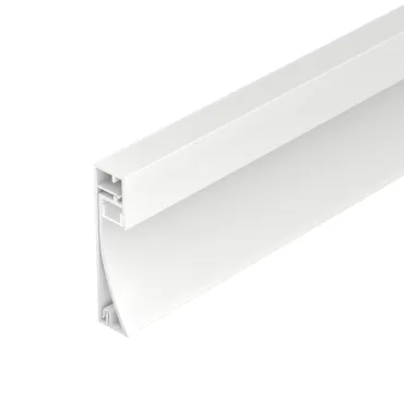 Профиль PLINTUS-H54-2000 WHITE Arlight Алюминий 045434