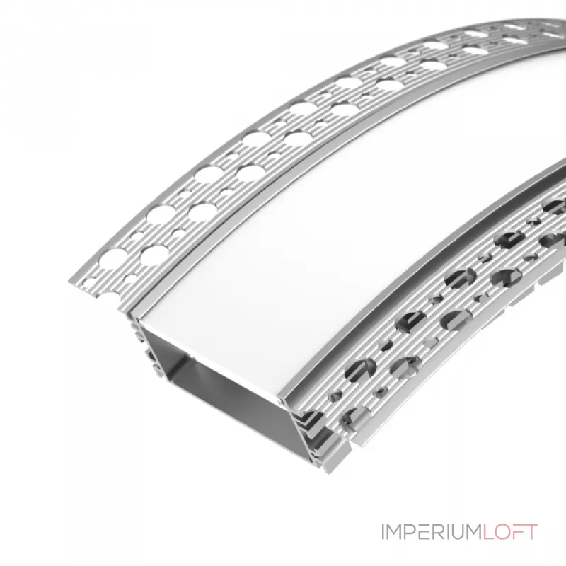 Профиль FANTOM-BENT-W49-TOP-2000 ANOD Arlight Алюминий 046429