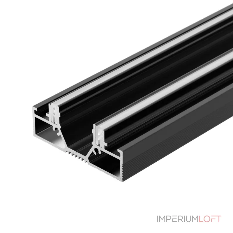 Arlight Профиль STRETCH-20-CEIL-D-CENTER-2000 BLACK Алюминий 042946