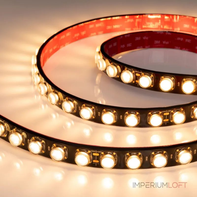 Arlight Лента герметичная FLT-PS-A42-BLACK-23mm 24В Warm2700 21 В/м IP67 30deg 5м 049293