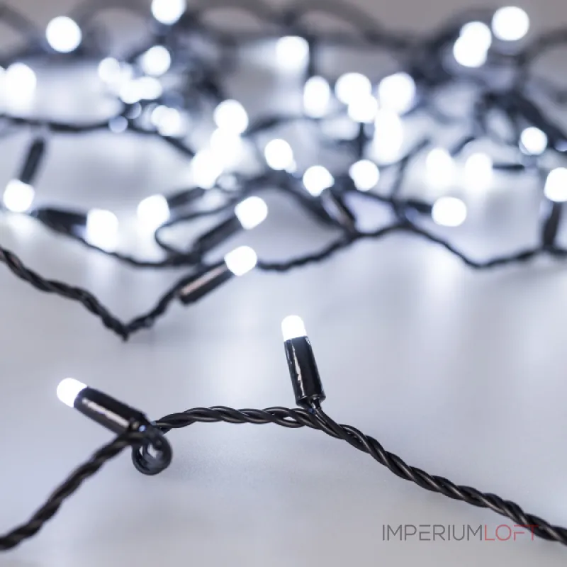 Arlight Светодиодная гирлянда ARD-STRING-CLASSIC-10000-BLACK-100LED-MILK-STD White 230В 7Вт Ardecoled IP65 031206 Arlight Светодиодная гирлянда ARD-STRING-CLASSIC-10000-BLACK-100LED-MILK-STD White 230В 7Вт Ardecoled IP65 031206