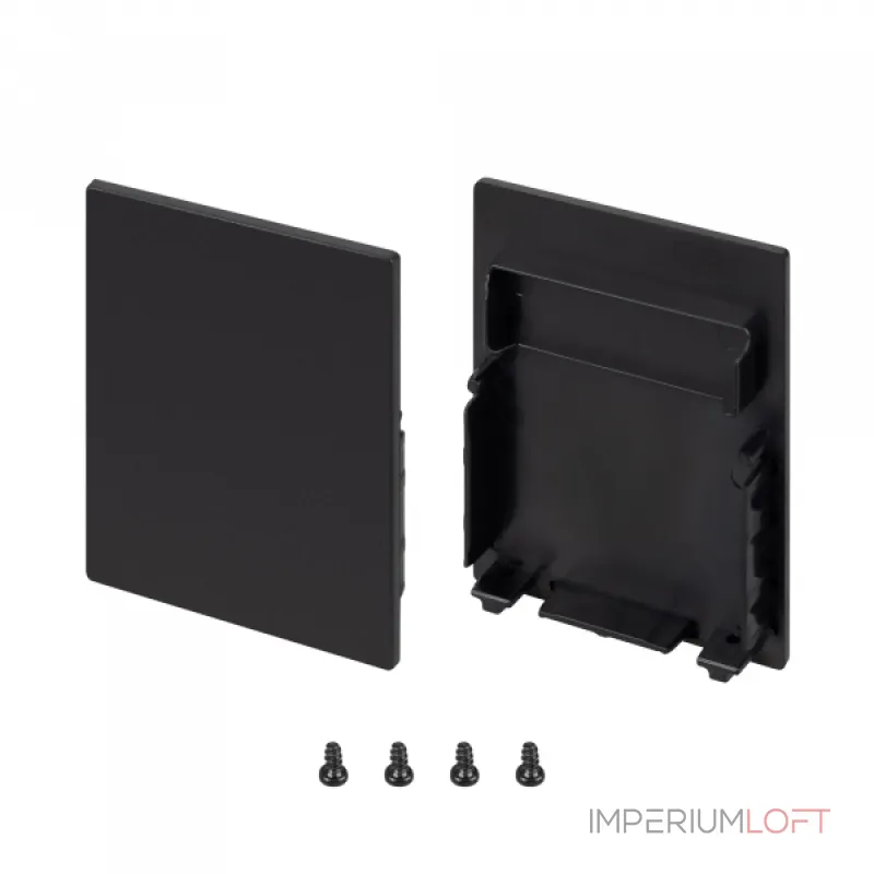 Заглушка SL-LINE-4050-3L-LOW BLACK глухая Arlight 044677