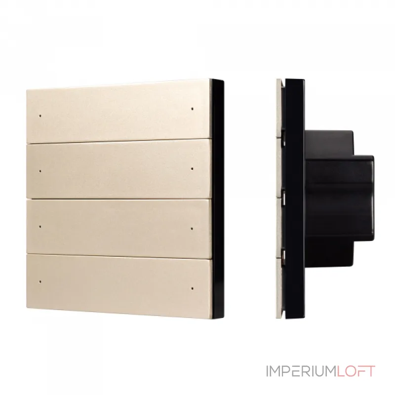 Arlight INTELLIGENT ARLIGHT Кнопочная панель SMART-DMX512-801-22-8G-8SC-DIM-IN Gold 230В 2.4G IARL IP20 039317 Arlight INTELLIGENT ARLIGHT Кнопочная панель SMART-DMX512-801-22-8G-8SC-DIM-IN Gold 230В 2.4G IARL IP20 039317