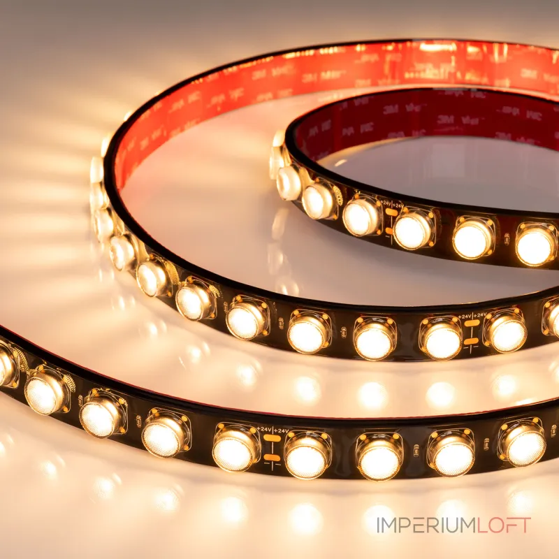 Arlight Лента герметичная FLT-PS-A42-BLACK-23mm 24В Warm2700 21 В/м IP67 30deg 5м 049293
