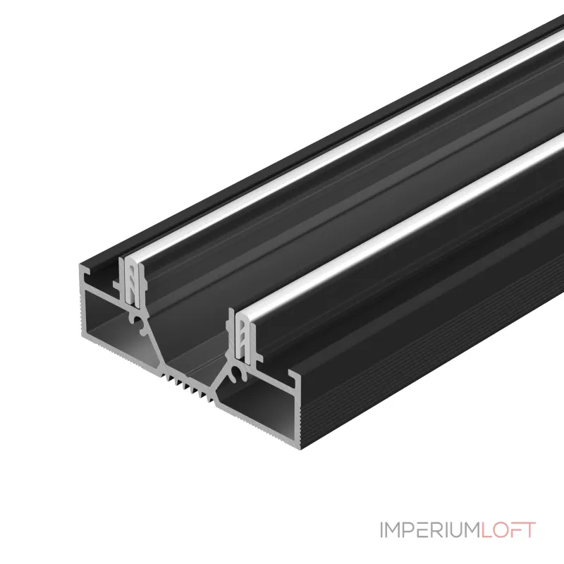 Arlight Профиль STRETCH-20-CEIL-D-CENTER-2000 BLACK Алюминий 042946