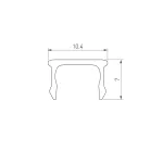 Arlight Экран ARH-PLINTUS-FANTOM-2000 Opal 035644