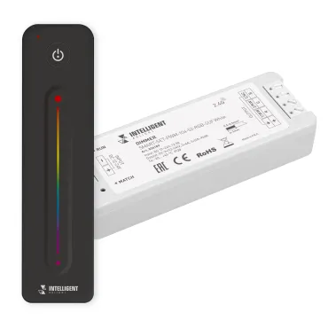 Arlight INTELLIGENT ARLIGHT Диммер SMART-SET-PWM-104-52-RGB-SUF White 12-24В 3x4A ПДУ LINE 2.4G IARL IP20 036189 Arlight INTELLIGENT ARLIGHT Диммер SMART-SET-PWM-104-52-RGB-SUF White 12-24В 3x4A ПДУ LINE 2.4G IARL IP20 036189