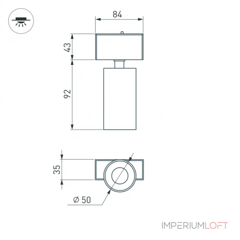 Arlight Светильник MAG-SPOT-45-R85-7Вт Warm3000 BK 24 deg 24В DALI IP20 046588 Arlight Светильник MAG-SPOT-45-R85-7Вт Warm3000 BK 24 deg 24В DALI IP20 046588