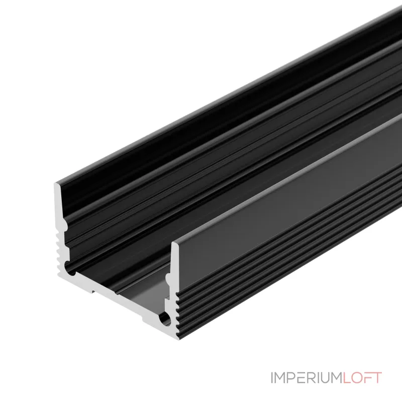 Arlight Профиль SL-SLIM20-H13-2000 BLACK Алюминий 037112