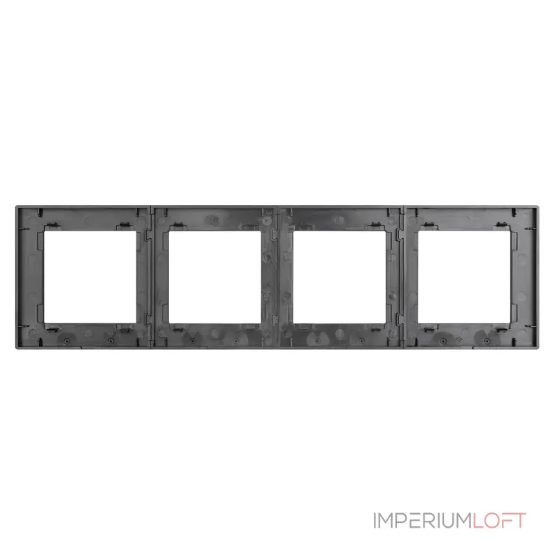Рамка алюминиевая FRM-PRESTO-ALS-4-BK Arlight 043862