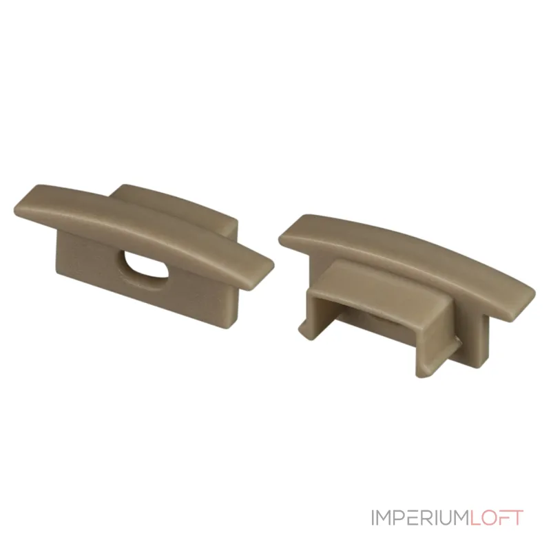 Arlight Заглушка LINE-2308-F OLIVE GREY с отверстием 038637
