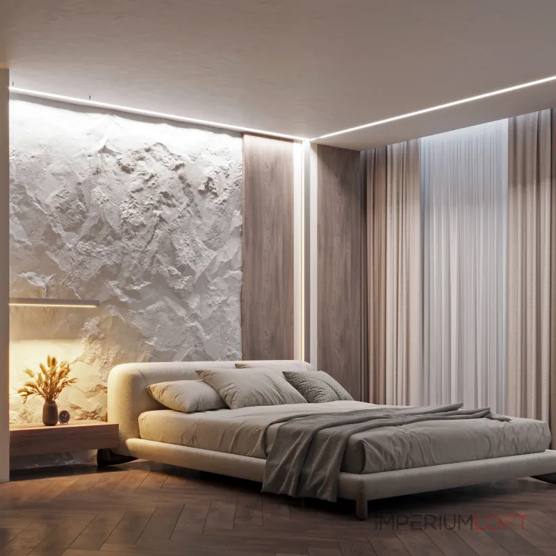 Arlight Профиль ARH-WALL-3385-DUAL-2000 ANOD Алюминий 036341