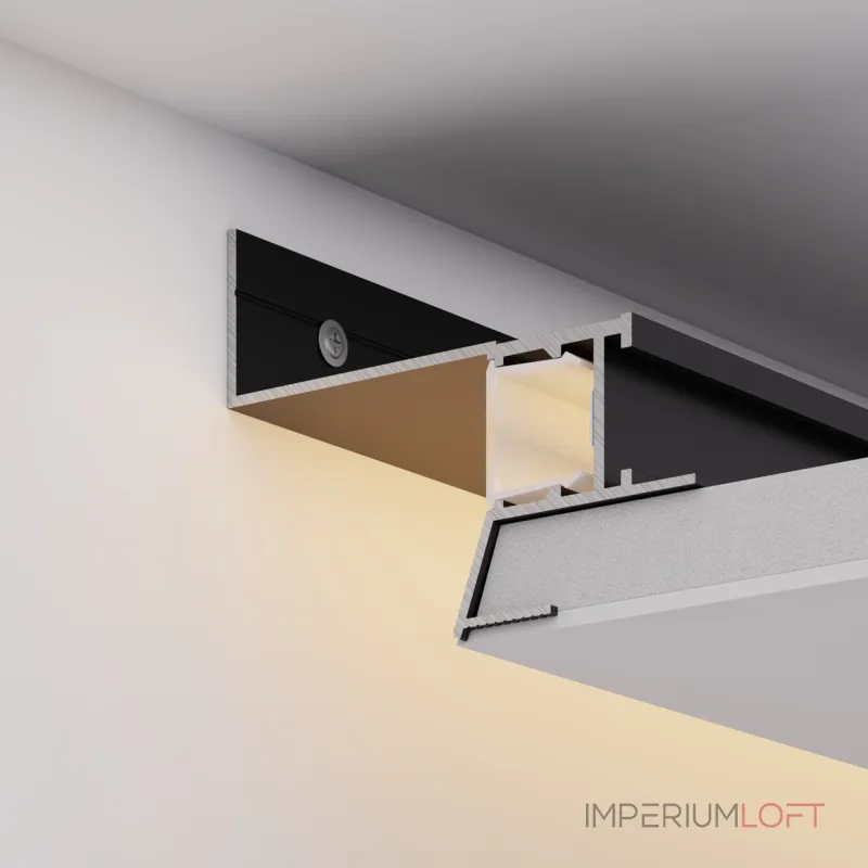 Arlight Профиль СEIL-S18-SHADOW-SIDE-3000 ANOD BLACK Алюминий 047639