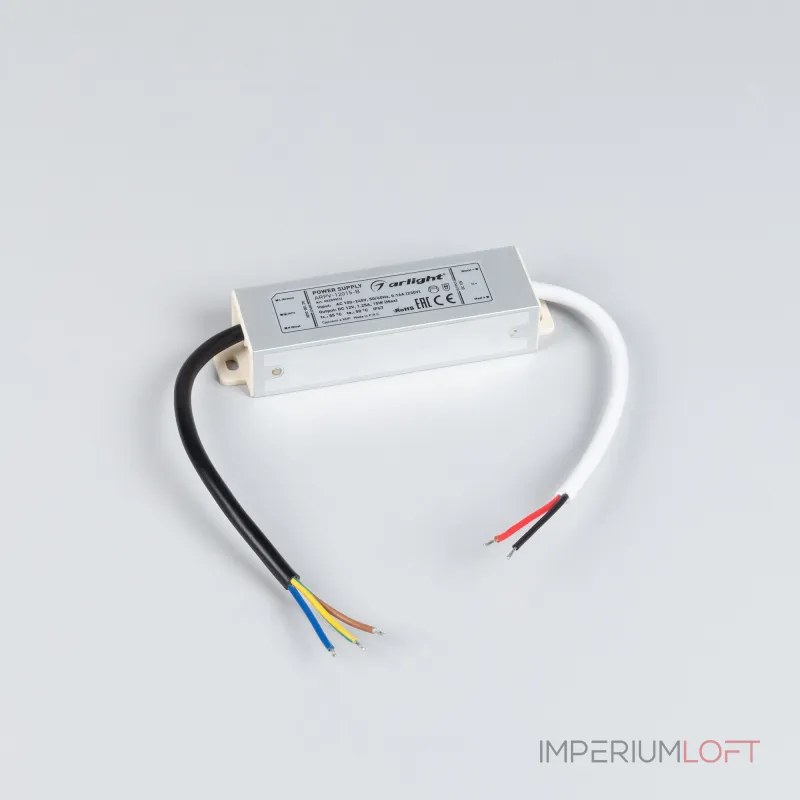Arlight Блок питания ARPV-12015-B 12В 1.3A 15Вт IP67 022899(1) Arlight Блок питания ARPV-12015-B 12В 1.3A 15Вт IP67 022899(1)