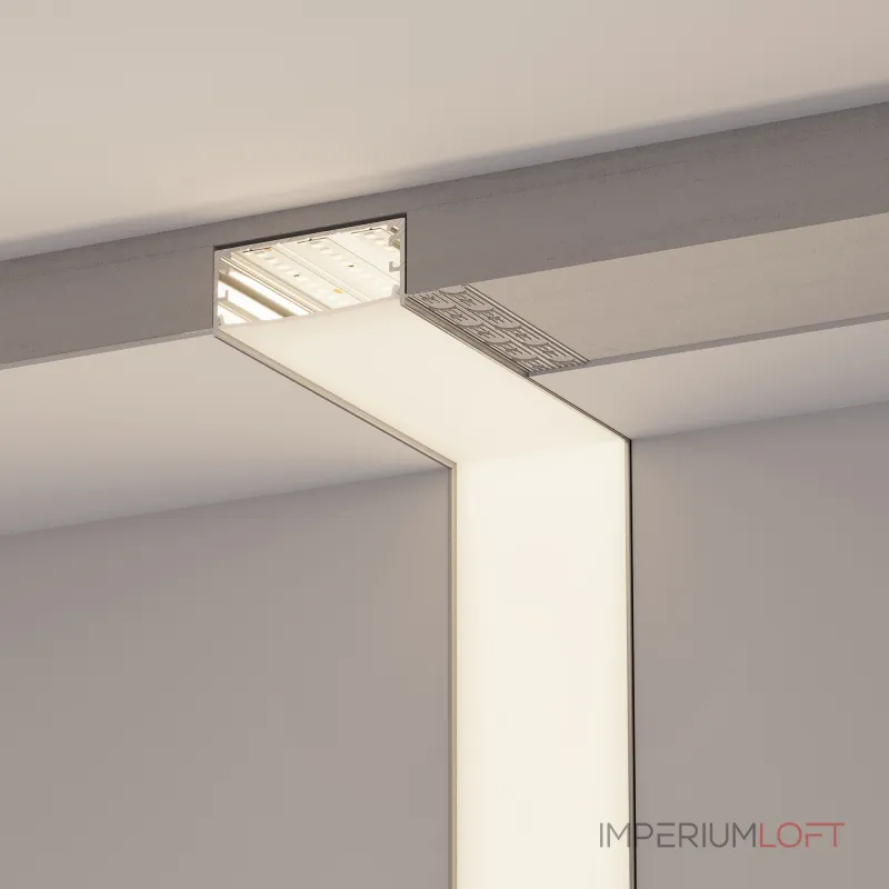 Arlight Профиль LINIA60-FANTOM-3000 ANOD Алюминий 046410
