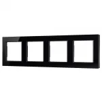 Рамка стеклянная FRM-GLARE-GS-4-BK Arlight 043803
