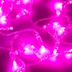 Arlight Светодиодная гирлянда ARD-STRING-CLASSIC-10000-CLEAR-100LED-FLASH PINK 230В 7Вт Ardecoled IP65 025792