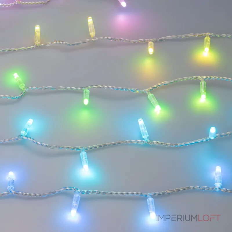 Arlight Светодиодная гирлянда ARD-STRING-CLASSIC-10000-CLEAR-95LED-LIVE RGBW-DMX 24В 10Вт Ardecoled IP65 031741 Arlight Светодиодная гирлянда ARD-STRING-CLASSIC-10000-CLEAR-95LED-LIVE RGBW-DMX 24В 10Вт Ardecoled IP65 031741