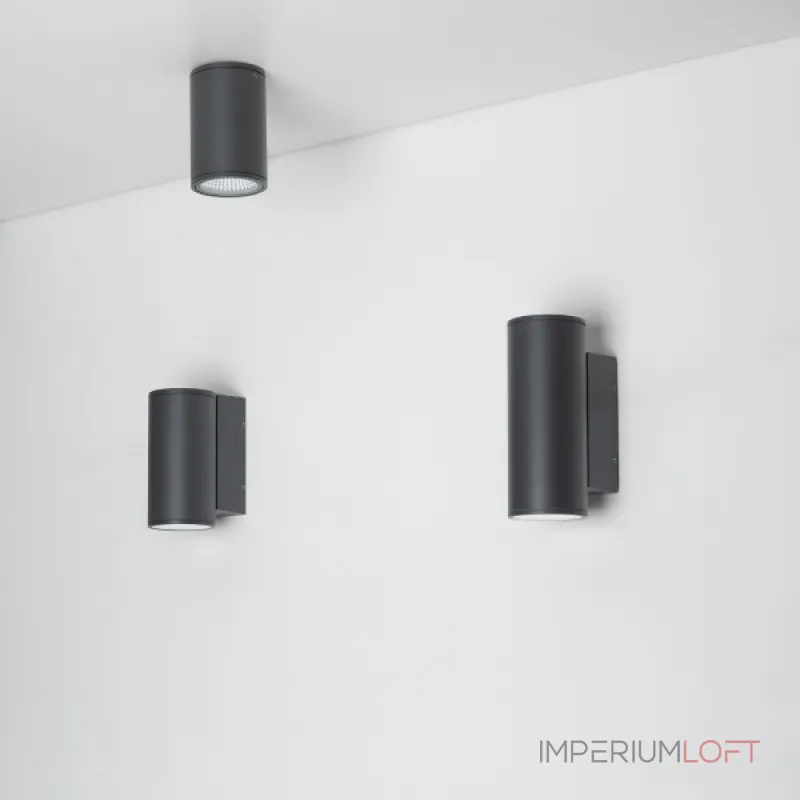 Arlight Светильник LGD-FORMA-WALL-TWIN-R90-2x12Вт Warm2700 GR 44 deg 230В IP54 052703