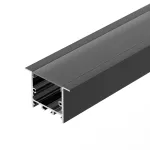 Arlight Профиль SL-LINIA49S-F-2000 ANOD BLACK Алюминий 039389