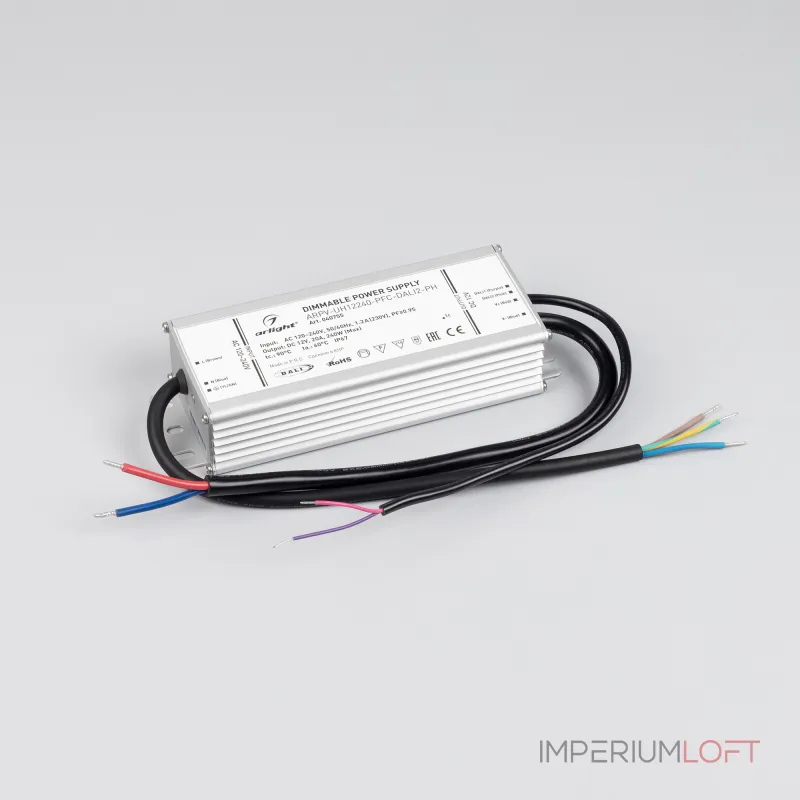 Блок питания ARPV-UH12240-PFC-DALI2-PH 12В 20A 240Вт Arlight IP67 040755