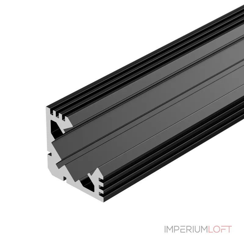 Arlight Профиль PDS45-T-2000 ANOD Black Алюминий 015033