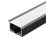 Arlight Профиль с экраном SL-LINIA62-F-2500 BLACK+OPAL Алюминий 036307