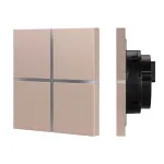 Arlight INTELLIGENT ARLIGHT Сенсорная панель KNX-304-13-IN Champagne BUS Frameless IARL IP20 039670