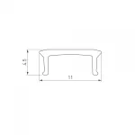 Arlight Экран PLINTUS-FANTOM-L-2000 OPAL 041219