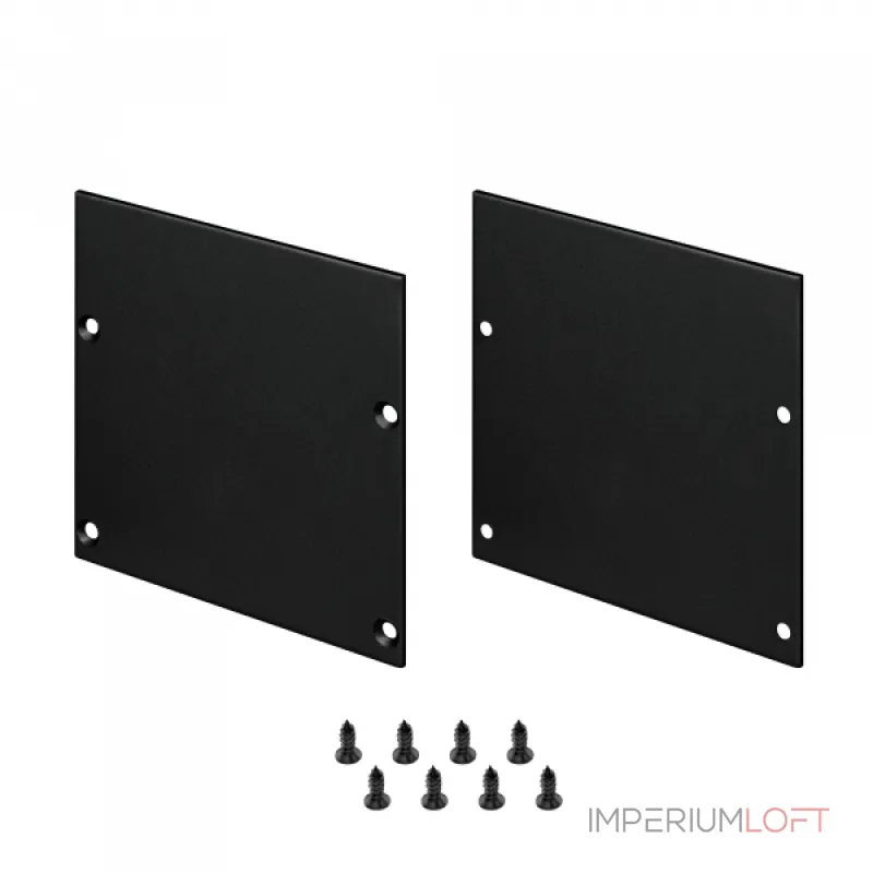 Arlight Заглушка LINE-S-7575 BLACK глухая Металл 041886
