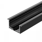 Arlight Профиль с экраном SL-LINIA62-F-2500 BLACK+OPAL Алюминий 036307