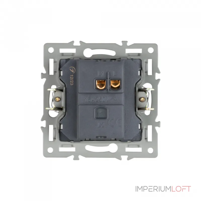 Arlight Механизм выключателя одноклавишный непроходной SWT-MK01-PL-WH 250В 16A 043710