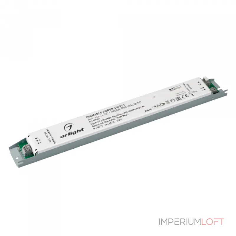 Arlight Блок питания ARV-LG-24150-LINEAR-PFC-DALI2-PD 24В 6.25A 150Вт IP20 049482