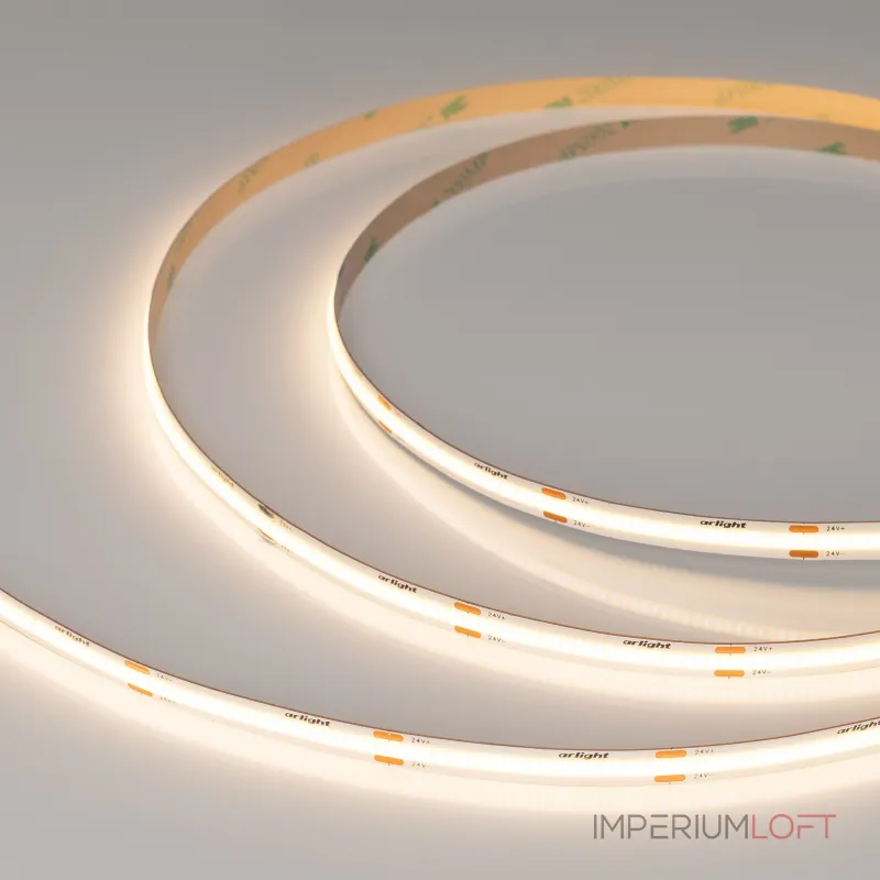 Arlight Лента COB-X480-8mm 24В Warm3000 8 В/м IP20 CSP 5м 039059