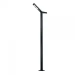 Arlight Опора OXOR-STER-Y-2000x100x100-L4000-50Вт Warm3000 BK 230В IP65 Сталь 051422