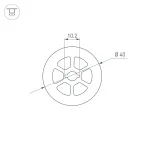 Силиконовый профиль WPH-FLEX-D40-360deg-S10-5м WHITE Arlight Силикон 045869