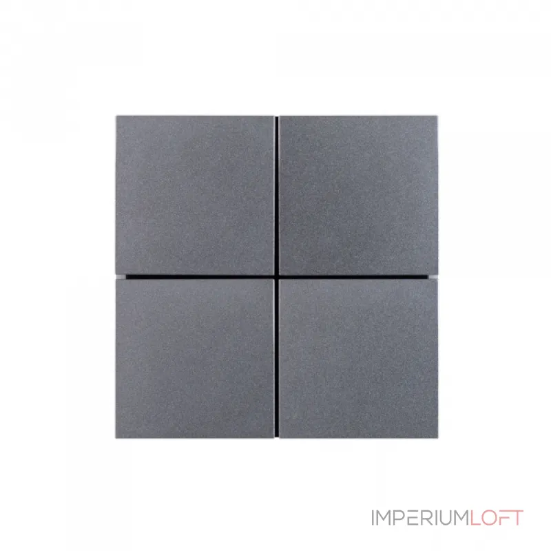 Arlight INTELLIGENT ARLIGHT Кнопочная панель KNX-304-23-IN Grey BUS Frameless IARL IP20 038366
