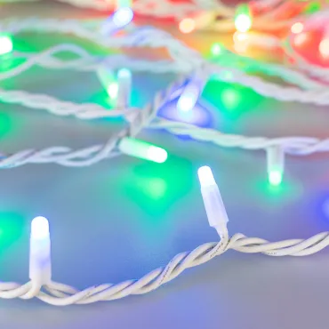 Arlight Светодиодная гирлянда ARD-STRING-PRO-10000-WHITE-100LED-MILK-LIVE RGB-DMX 24В 10Вт Ardecoled IP65 031756