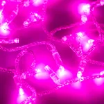 Arlight Светодиодная гирлянда ARD-STRING-CLASSIC-10000-CLEAR-100LED-FLASH PINK 230В 7Вт Ardecoled IP65 025792