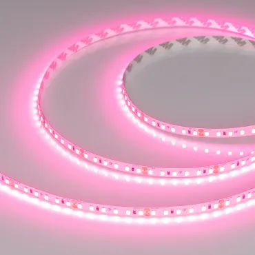 Лента RT-A120-8mm 24В Pink 9.6 В/м IP20 2835 5м Arlight 043380 Лента RT-A120-8mm 24В Pink 9.6 В/м IP20 2835 5м Arlight 043380