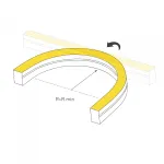 Arlight Лента герметичная MOONLIGHT-SIDE-A140-12x17mm 24В Blue 8 В/м IP67 2835 5м 8 Вт/м IP67 038799
