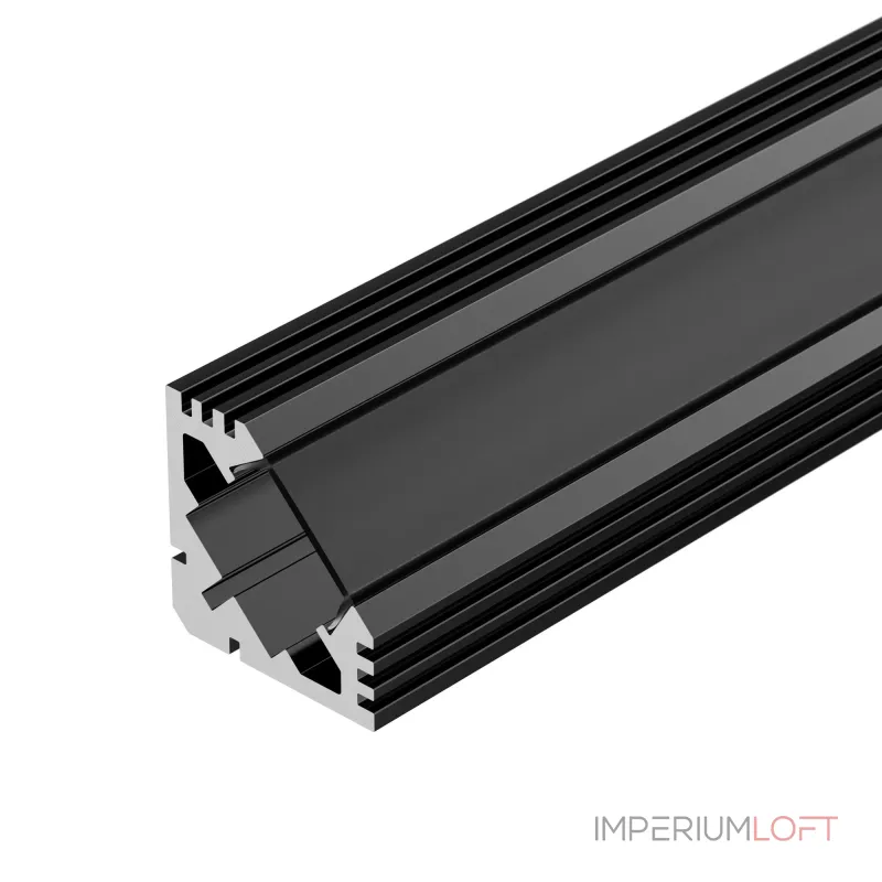 Arlight Профиль PDS45-T-2000 ANOD Black Алюминий 015033