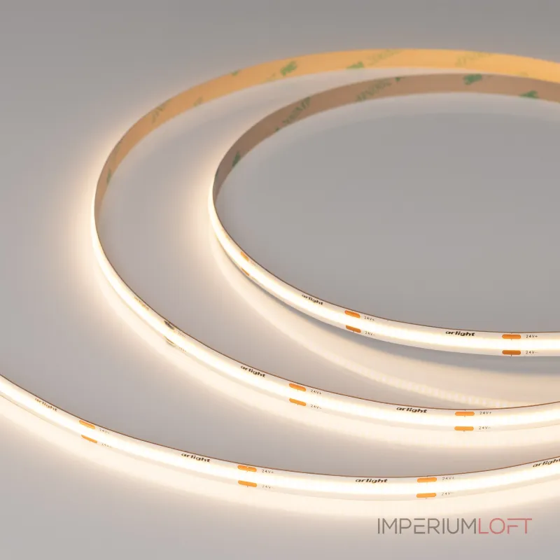 Arlight Лента COB-X480-8mm 24В Warm3000 8 В/м IP20 CSP 5м 039059