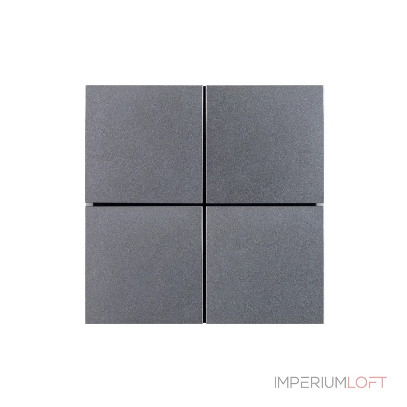 Arlight INTELLIGENT ARLIGHT Кнопочная панель KNX-304-23-IN Grey BUS Frameless IARL IP20 038366