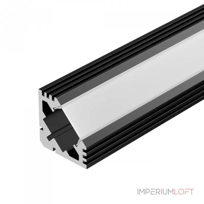 Arlight Профиль PDS45-T-2000 ANOD Black Алюминий 015033