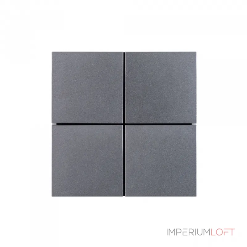 Arlight INTELLIGENT ARLIGHT Кнопочная панель KNX-304-23-IN Grey BUS Frameless IARL IP20 038366